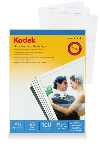 Kodak Inkjet Kağıt A5 Mat (15x21-100'lük)270g (IK)